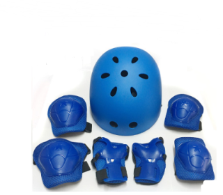 Bicycle Helmet Cover (Option: L-Matte Blue)